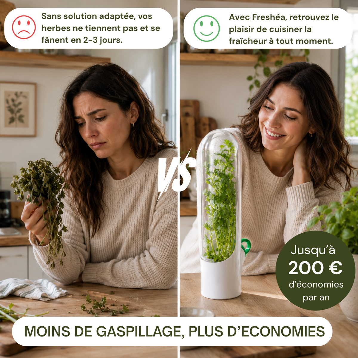 Conservateur d'aromates pour prolonger la fraîcheur