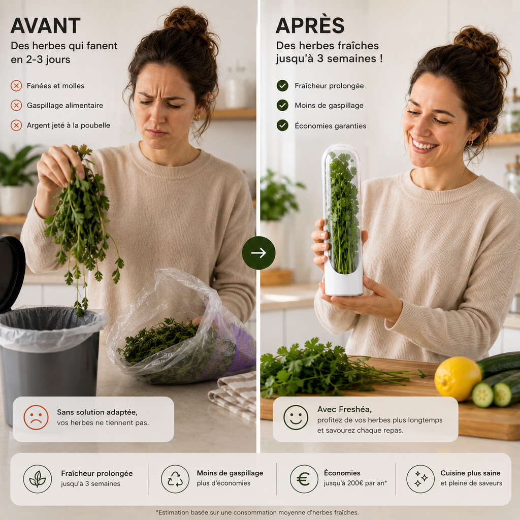 Conservateur d'aromates pour prolonger la fraîcheur