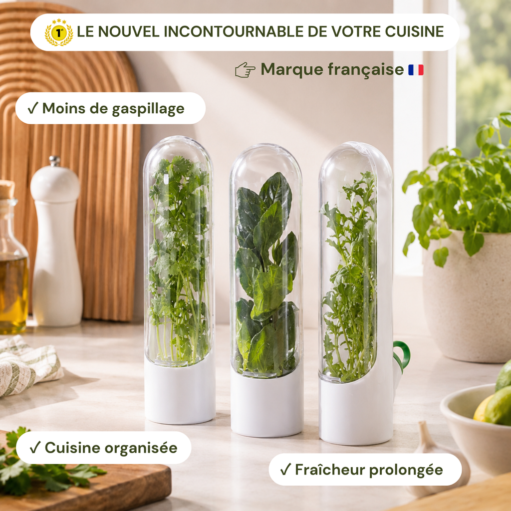 Conservateur d'aromates pour prolonger la fraîcheur